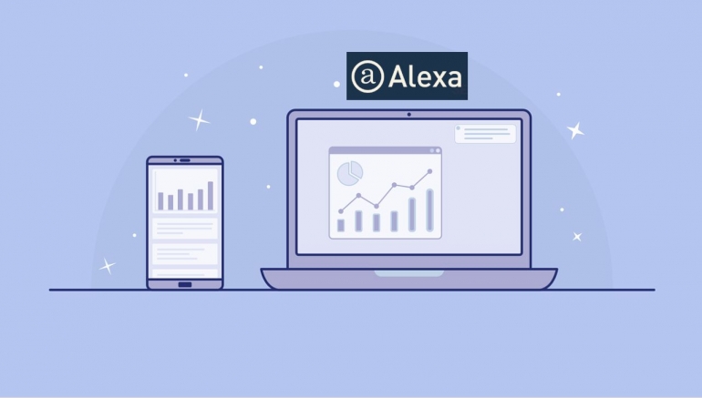 Deskripsi : Alexa rank, menjadi acuan bagi blogger menentukan kepopuleran sebuah situs I Sumber Foto : olah digital