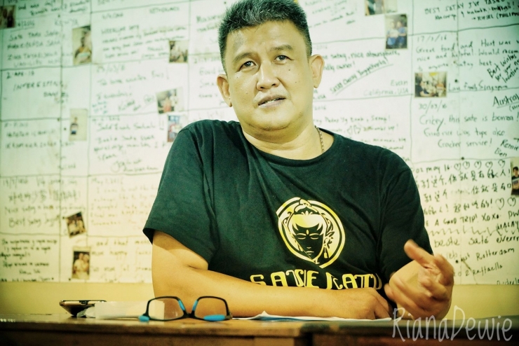 Fabian Budi Seputro, owner Sate Ratu  (Dok. Riana Dewie)