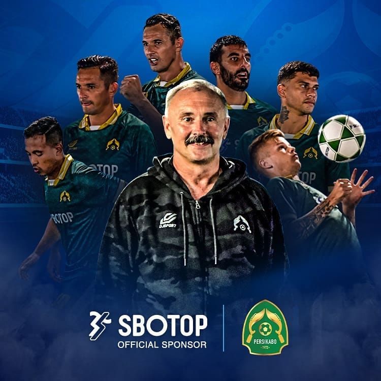 poster pengumuman SBOTop sebagai sponsor utama klub PS Tira Persikabo (sumber: Instagram @officialpersikabo)