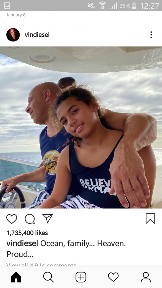 Source IG Vin Diesel