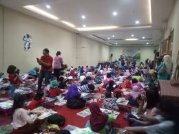 Suasana Lomba Mewarnai Minggu 23 Februari 2020