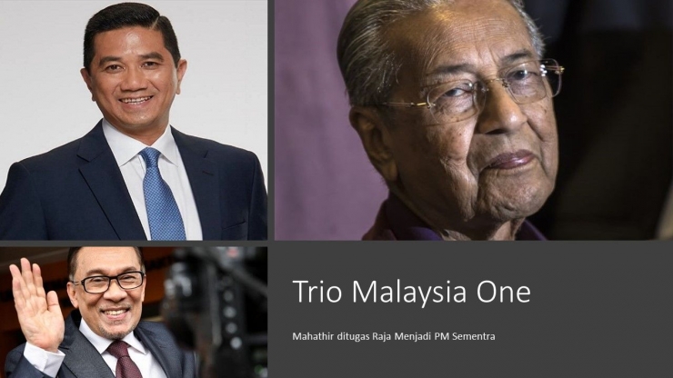 Mahathir sebagai PM Malaysia Ad interim