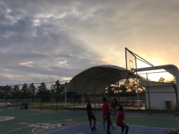 Gedung Baru, Fasilitas Baru, Yuk Intip Lapangan Basket di Kampus Esa Unggul kota Harapan Indah Bekasi