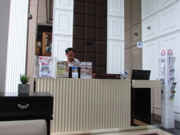 Meja receptionist | Foto: Dokumen pribadi