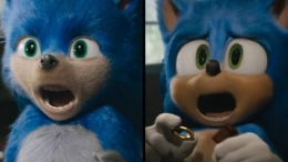 Perbandingan Tampilan Sonic Sebelum dan Sesudah Revisi | sumber: cnn.com