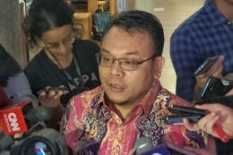Wakil Sekretaris Jenderal Partai Amanat Nasional (PAN) Saleh Daulay Partaonan di Kompleks Parlemen, Senayan, Jakarta, Jumat (25/10/2019). (KOMPAS.com/KRISTIAN ERDIANTO) 