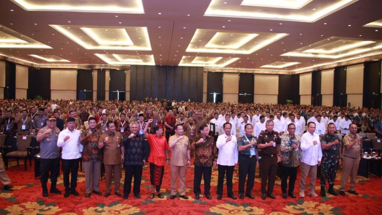 Mendagri Tito Karnavian dalam Rakornas Pilkada 2020 di Bali - Foto: Dokpri Kemendagri