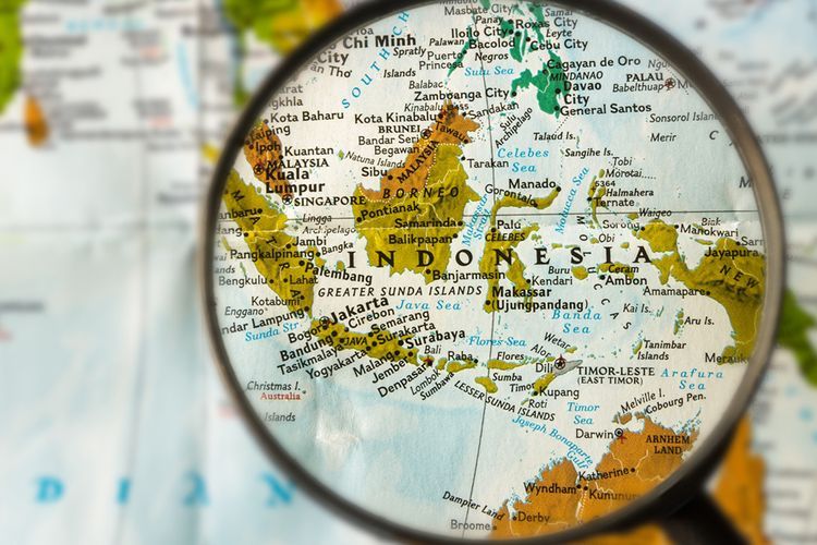lustrasi peta Indonesia (sumber: THINKSTOCKS/NARUEDOM)