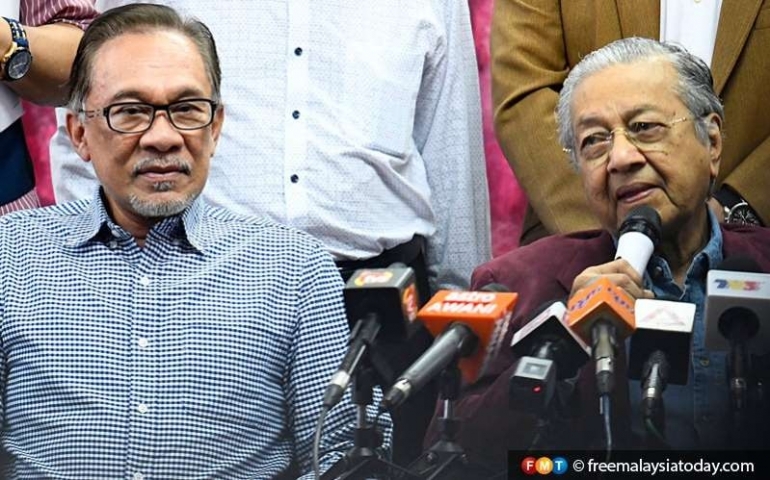 © Provided by Free Malaysia Today | Dr Mahathir Mohamad says Anwar Ibrahim has always been ‘crazy’ to become prime minister.