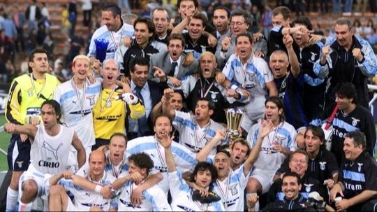 Skuad Lazio saat meraih Scudetto musim 1999/2000 | Dokumen milik Official Tim Lazio.com