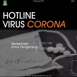Hotline Pemkot Tangerang jika ada gejala virus corona | Pemkot Tangerang