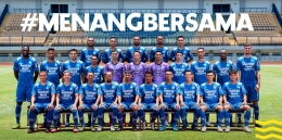 Skuad Persib Bandung untuk mengarungi Liga 1 2020. (Dok. Persib Official)