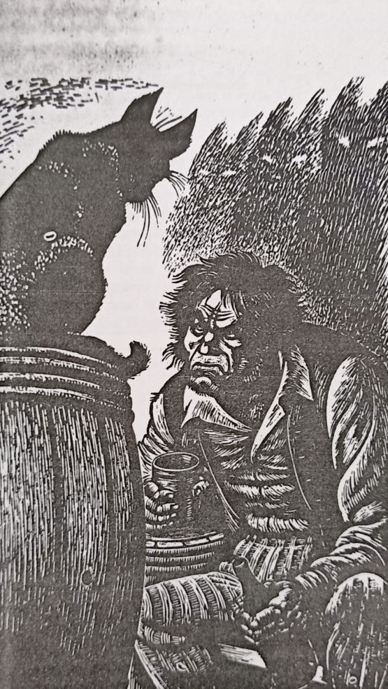foto ilustrasi pada cerita asli | The Black Cat-Edgar Allan Poe