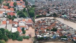Gambar banjir Kota Jakarta--liputan6.com