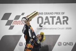 Tetsuka Nagashima memenangi seri perdana Moto2 di Losail Qatar | motogp.com