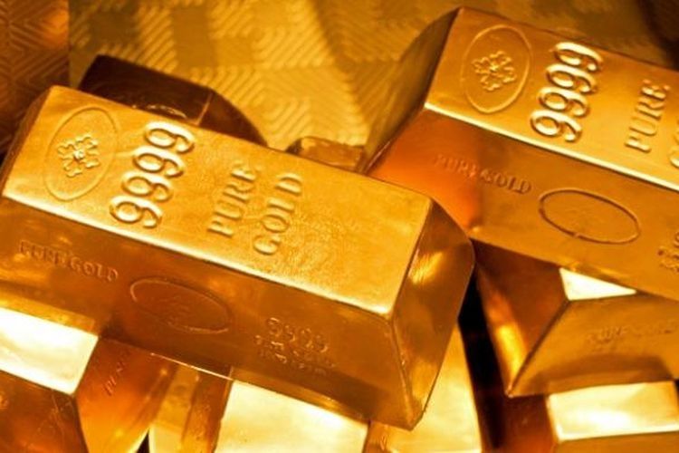 Ilutrasi emas batangan (Thinkstock)