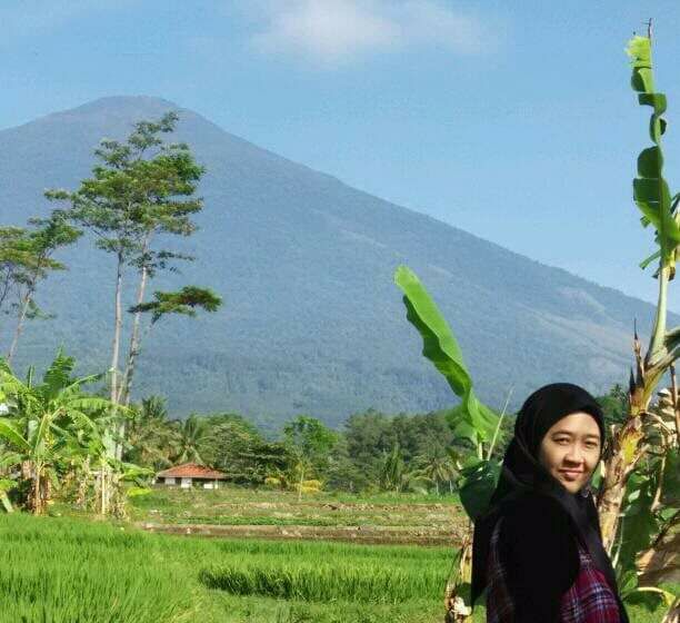 Gunung Ceremai dibidik dari sekitaran Linggarjati | Dokpri