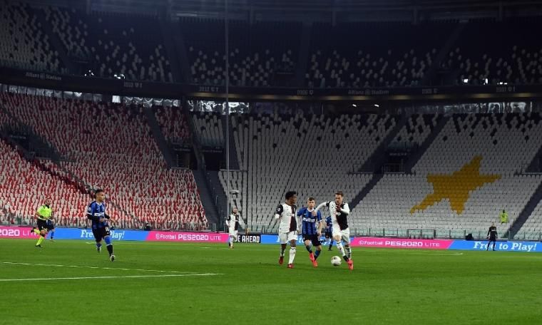 Laga Juventus vs Inter yang berlangsung tertutup tanpa suporter | Sumber foto: inter.it