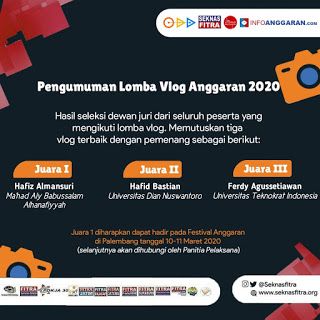 Pengumuman Lomba VLog Nasional (Dok/Fitra)