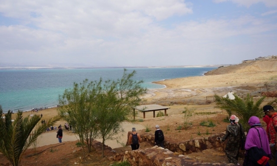 Pantai Laut Mati. (Foto: Ghifari Ramadhan Fadli)