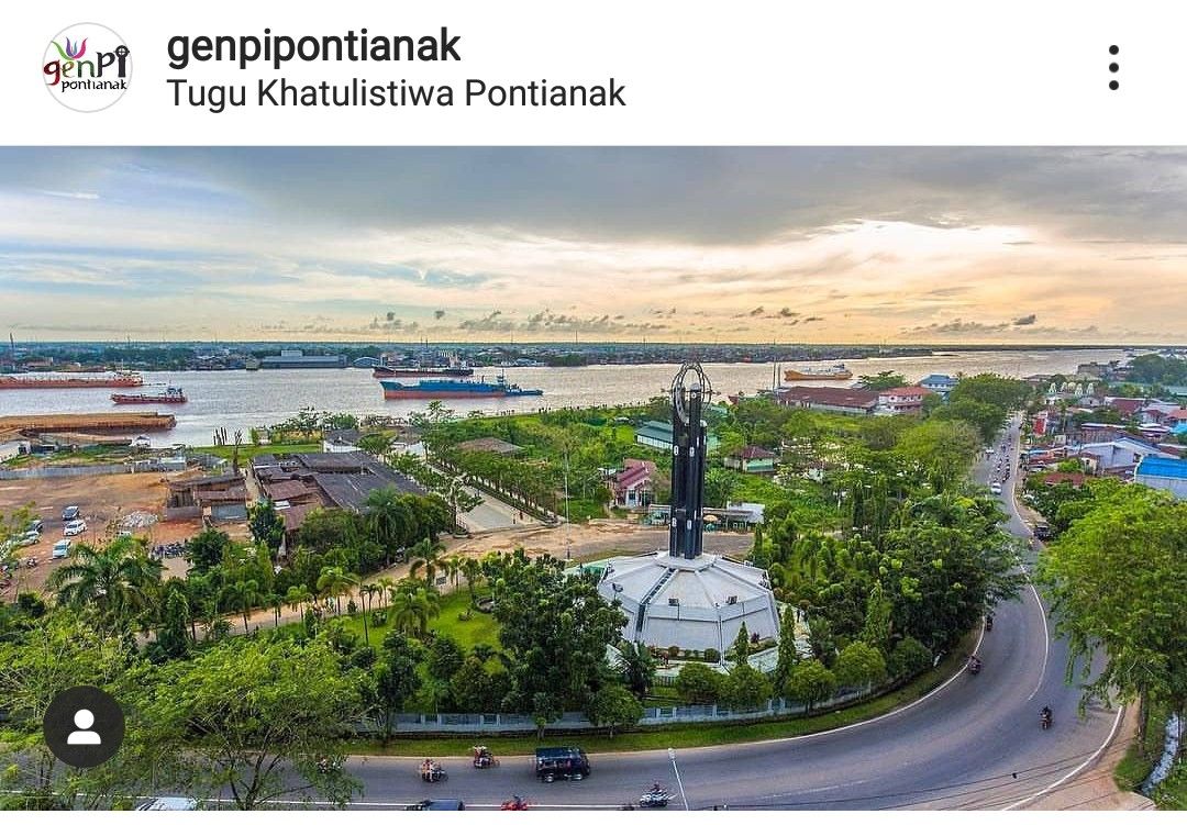 Foto Artikel : Pesona Kulminasi Matahari Kota Pontianak, Daya Tarik ...