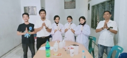 BPC GMKI Medan Produksi Hand Sanitizer
