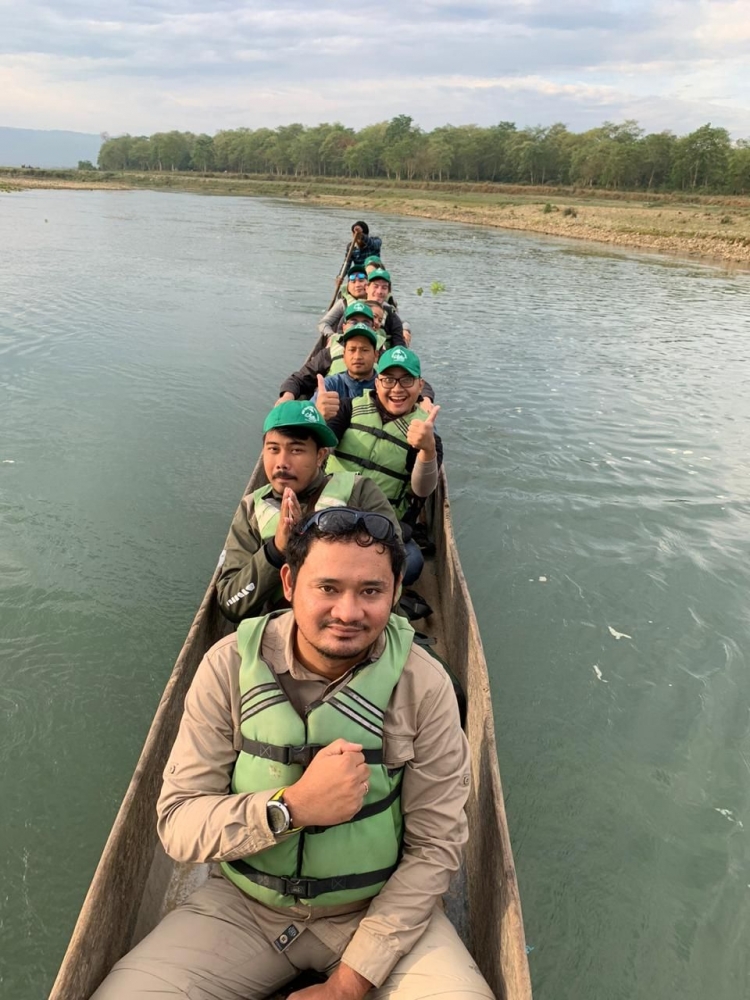 Tim Nepalisme Menjelajah Sungai di Taman Nasional Chitwan | Dokpri
