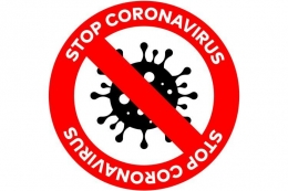 Setop coronavirus | Sumber gambar : www.kompas.com