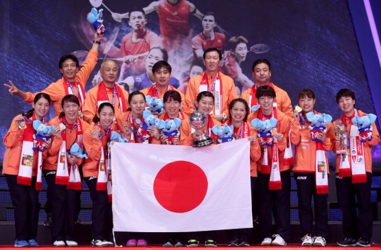 Jepang, juara Piala Uber 2018 (Foto BWFbadminton.com) 