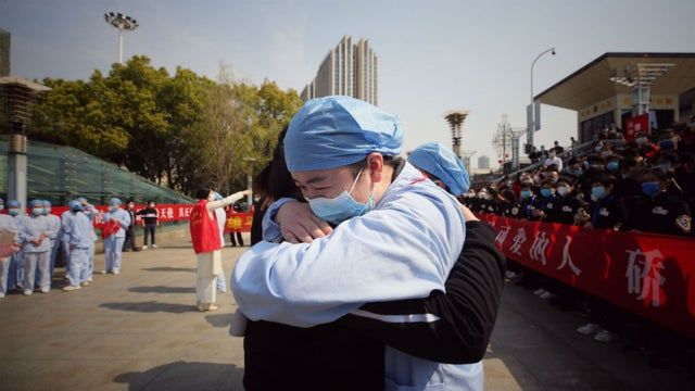 Selebrasi para medis di China. Sumber foto: the Hill.com