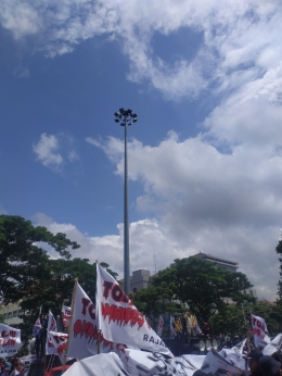 Aksi tolak OmnibusLaw oleh aliansi Rajam (Rakyat Jawa Tengah Melawan) di Semarang