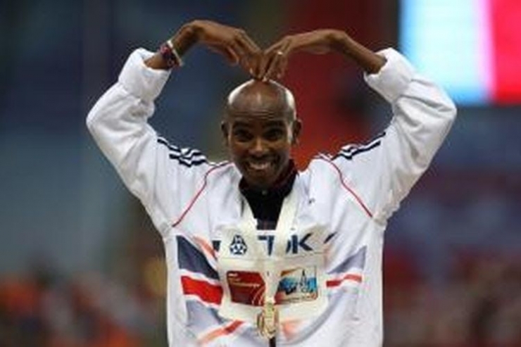 Mo Farah, foto Alexander Nemenov/afp dipublikasikan kompas.com