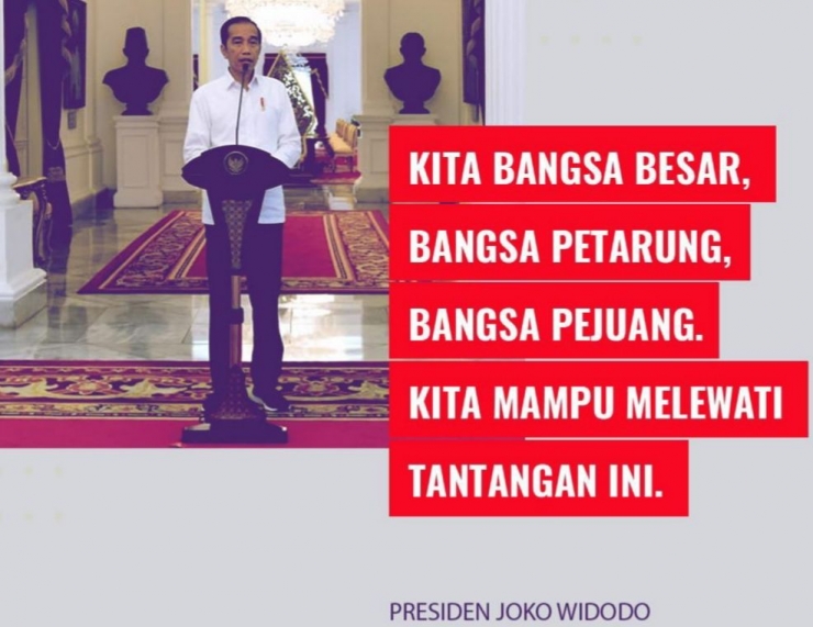 Ilustrasi gambar via Dokumen foto Akun Twiter Presiden Joko Widodo