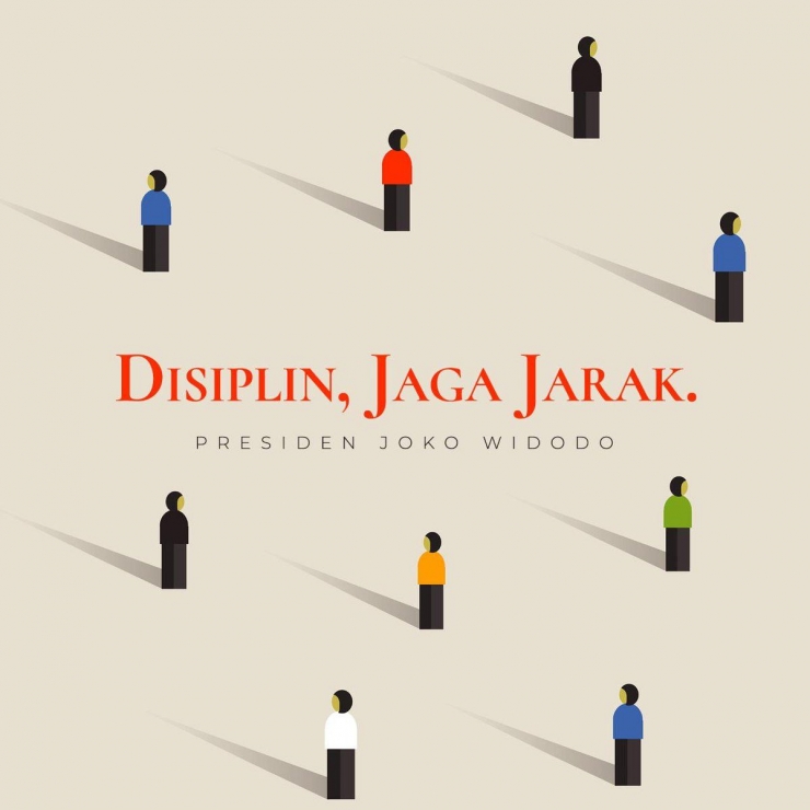 Disiplin dalam social distancing