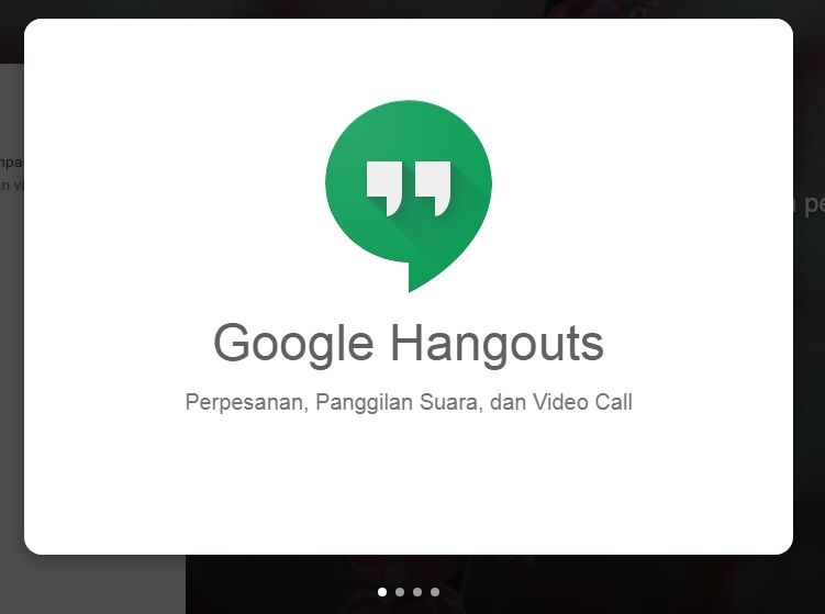 Aplikasi pertemuan online yang populer digunakan adalah Google Hangouts Meet (screenshot dokumentasi pri)