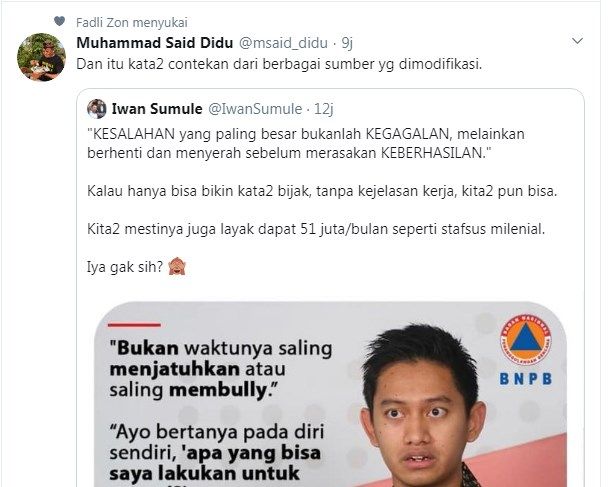 sumber gambar: akun twitter Fadli Zon