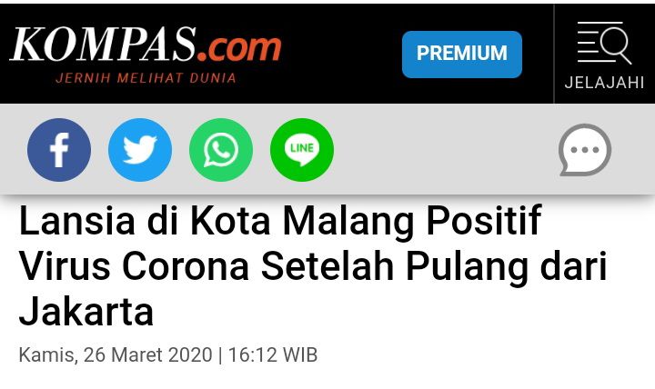 Tangkap layar Kompas,com