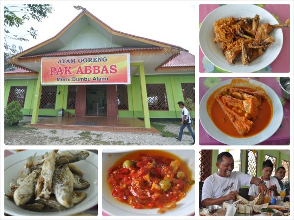 Makan siang di ayam goreng Pak Abbas | Dokumentasi Pribadi