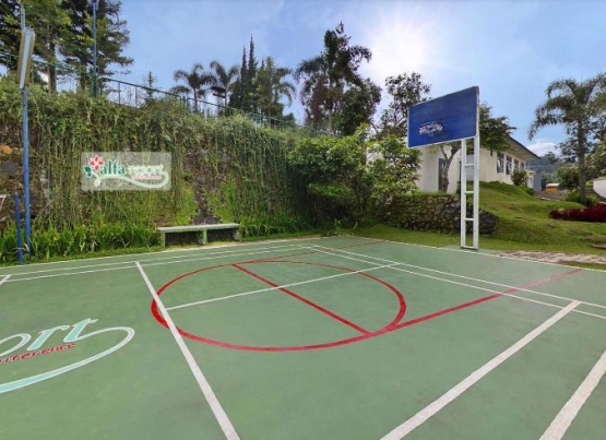 Basketball Court Alfa Resort Puncak (sumber: IG @Grandcordelahotels) 
