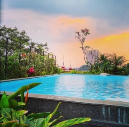 Swimming Pool Grand Cordela Bandung (sumber: IG @Grandcordelahotels)