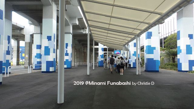 Dokumentasi pribadi | Stasiun Minami Funabashi, dibawah jalan layang tetapi mempuyai fasilitas setara dengan bandara