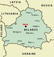 Peta Negara Belarus. Sumber gambar : @sohragroup