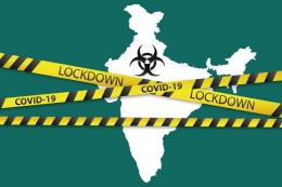 Ilustrasi lockdown karena virus corona(Shutterstock)