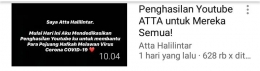 Informasi di Youtube channel Atta. | Screenshot/Youtube