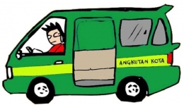 Angkot adalah media transportasi dalam kota yang sering diandalkan masyarakat untuk menunjang mobilitas. | Gambar: Kabarkampus.com