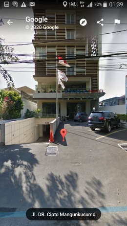 Tampak depan Hotel Cordela Cirebon (sumber: Google.com/maps)