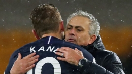 Harry Kane dan Jose Mourinho (Foto Skysports.com) 