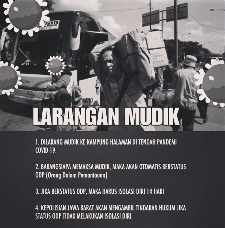 Ridwan Kamil Melarang Mudik ke Jabar (Sumber: cnbcindonesia.com/instagram @ridwankamil)