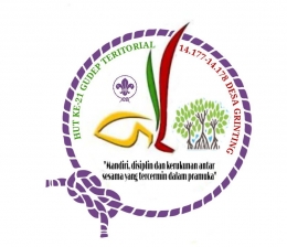 Logo HUT ke-21 Gudep Teritorial Grinting.dok: panitia HUT--dokpri