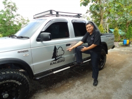 Fasilitas kendaraan operasional yang di miliki HKM Mandiri di Kalibiru. Sumber: Dok. Pribadi Andi Setyo Pambudi